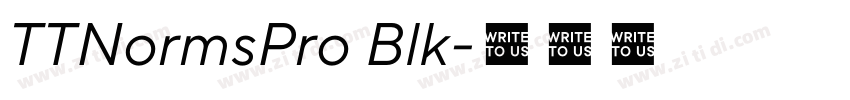 TTNormsPro Blk字体转换 TTNormsPro Blk字体转换